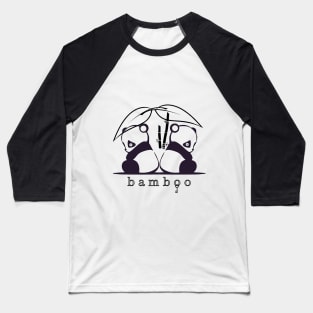 Two adorable Panda T-Shirts in the bamboo forest Baseball T-Shirt